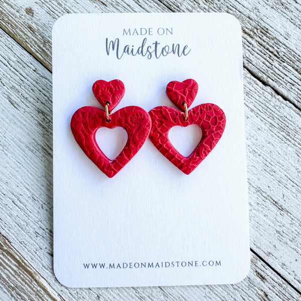 Heart Cut Out Earrings