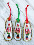Nutcracker Oyster Shell Ornament