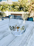 South Carolina Native Stemless Wine Glass Set of 4