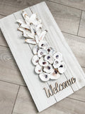 Oyster Pineapple Welcome Sign