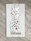 Oyster Pineapple Welcome Sign