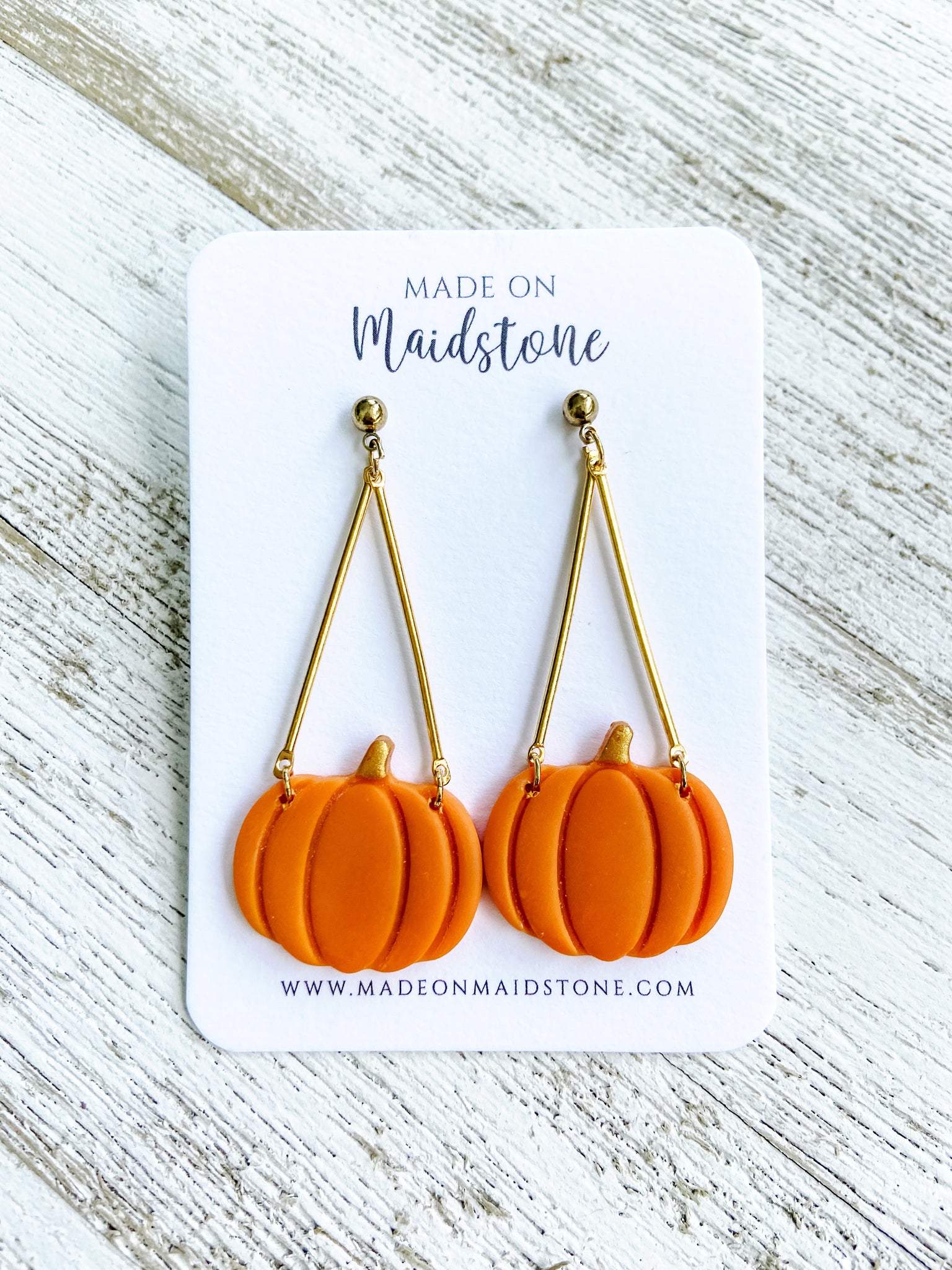 Pumpkin Earrings