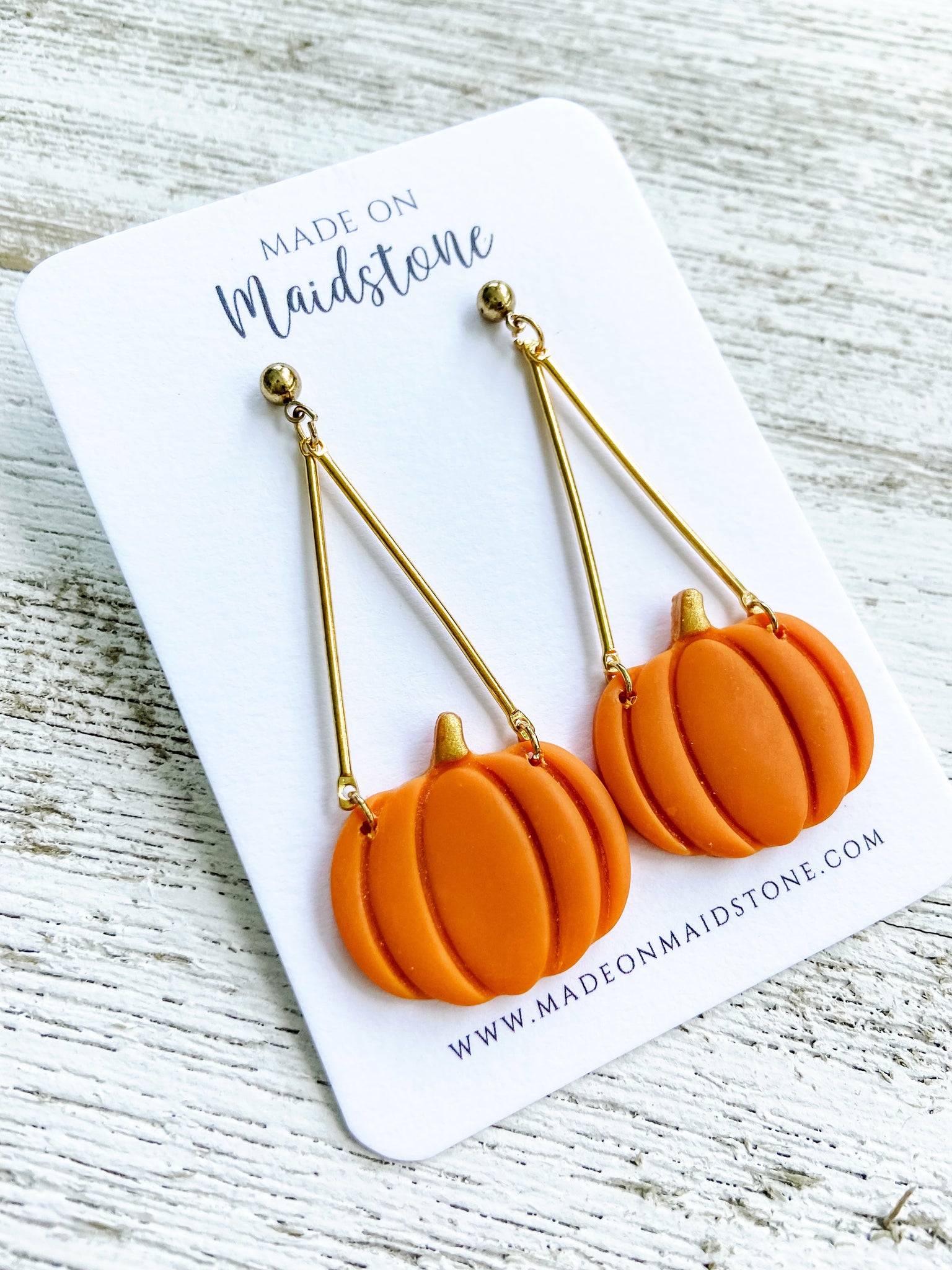 Pumpkin Earrings