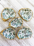 Botanical Oyster Shell Ring Dish