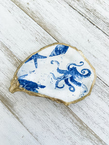 Under the Sea Oyster Shell Ring Dish