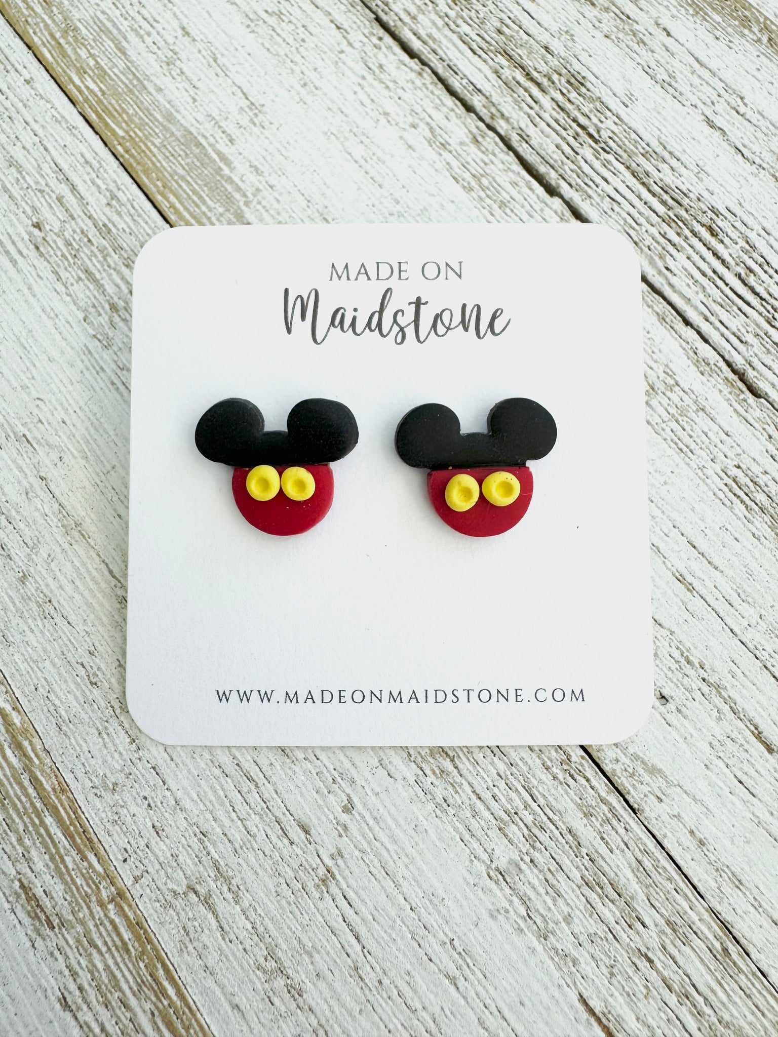 Boy Mouse Studs