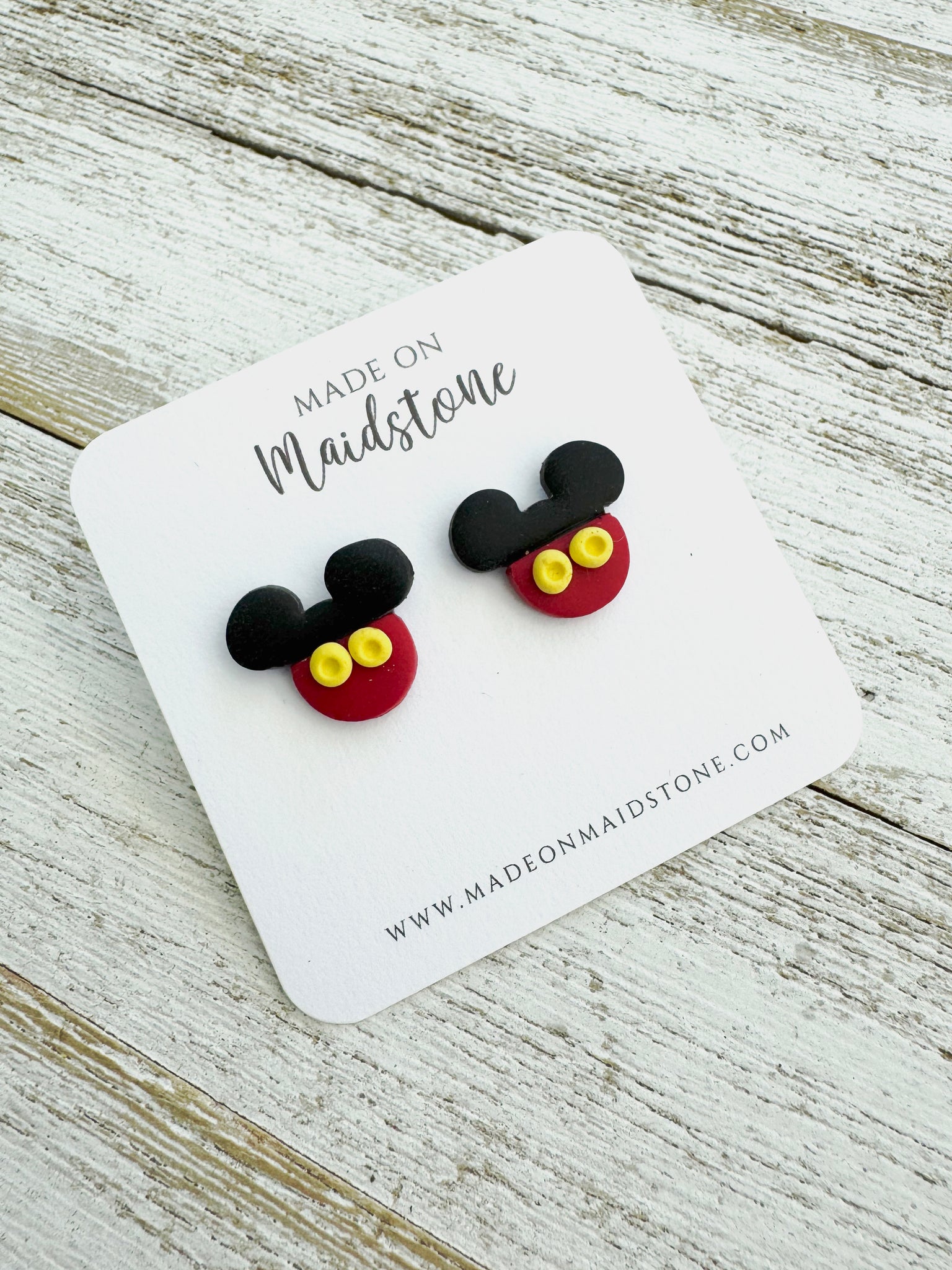 Boy Mouse Studs