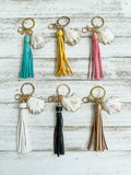 Oyster Shell Keychain