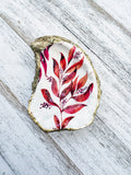 Autumn Leaves Oyster Shell Ring Dish