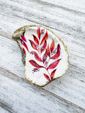 Autumn Leaves Oyster Shell Ring Dish