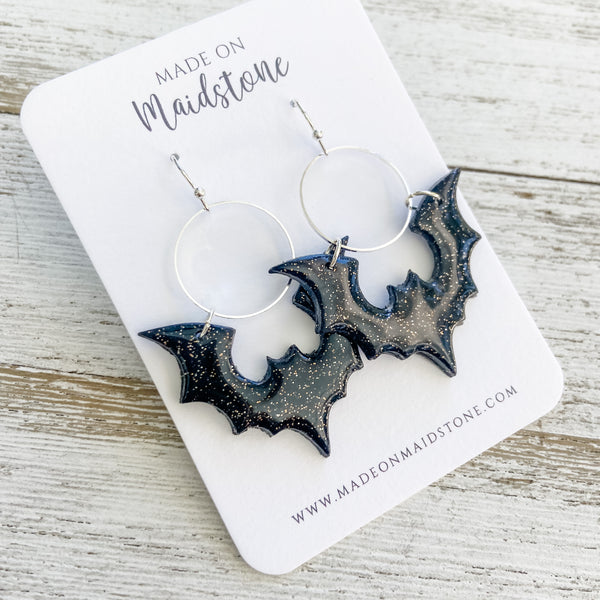 Statement Bat Earrings