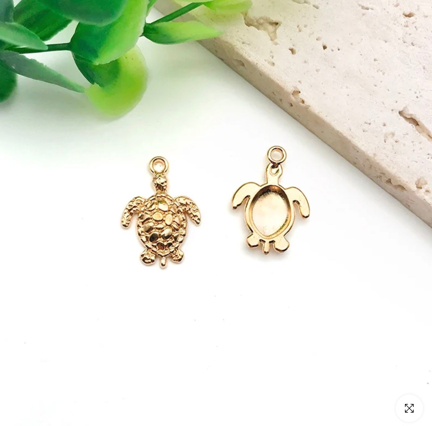 18K Gold Plated Necklace with Nautical Pendant