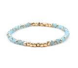 Faceted Beaded Stretch Bracelets