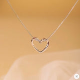Hollow Heart Pendant Necklace