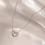 Hollow Heart Pendant Necklace