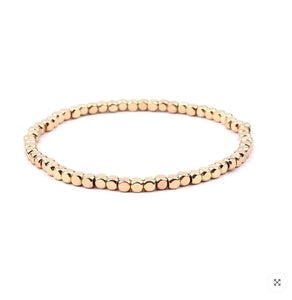 Faceted Beaded Stretch Bracelets