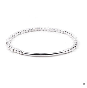 Faceted Beaded Stretch Bracelets