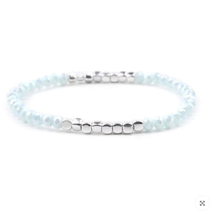 Faceted Beaded Stretch Bracelets