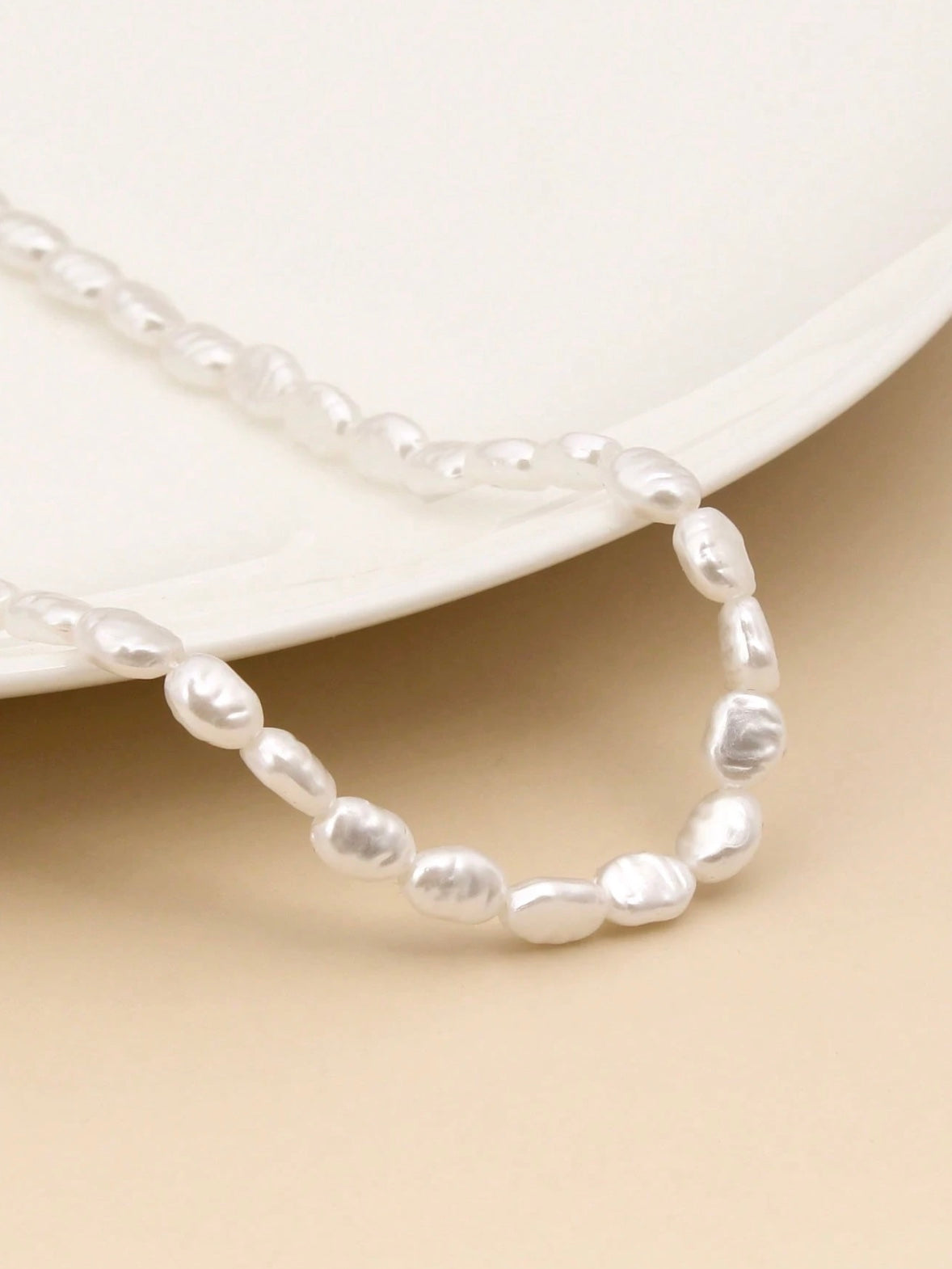 Faux Pearl Necklace