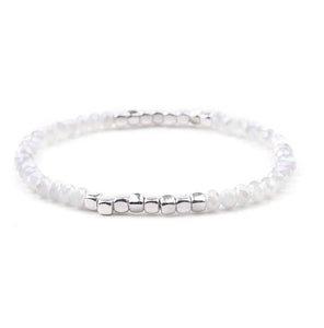 Faceted Beaded Stretch Bracelets