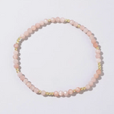 Faceted Semi Precious Stone Beaded Bracelet