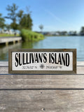 Sullivan's Island GPS Coordinates Sign