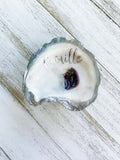 Personalized Oyster Shell with Name - Silver image