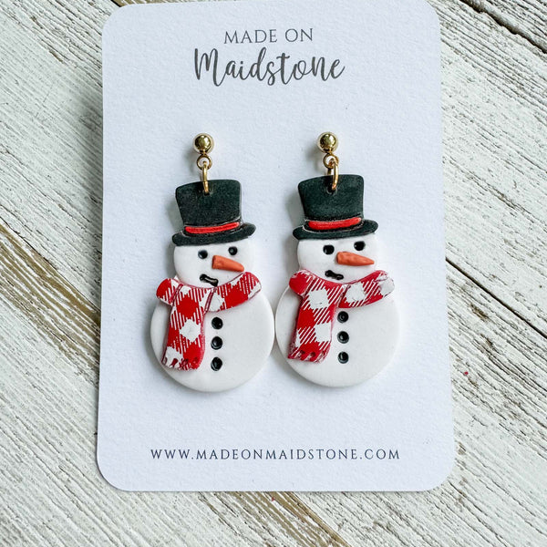 Snowman Earrings image 0