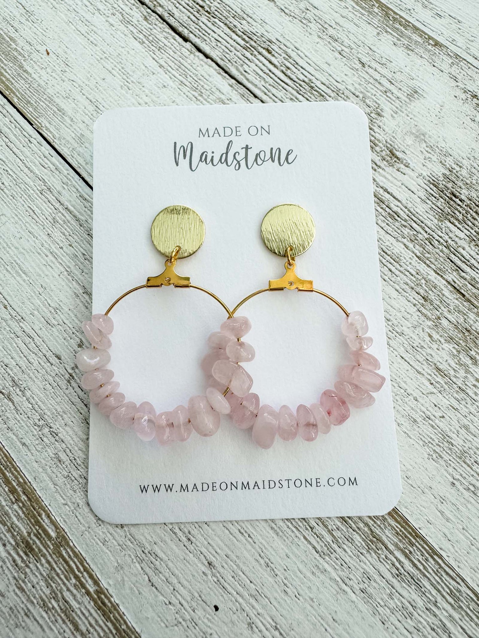 Tumbled Gemstone Earrings image 2