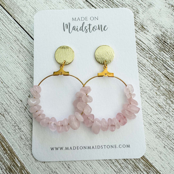 Tumbled Gemstone Earrings image 2