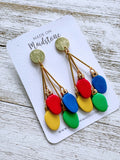 Christmas Light Earrings image 1