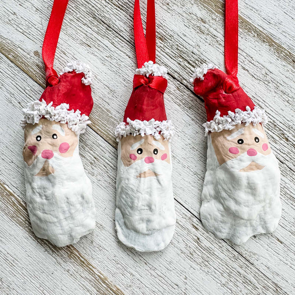 Oyster Shell Santa Ornament image 4