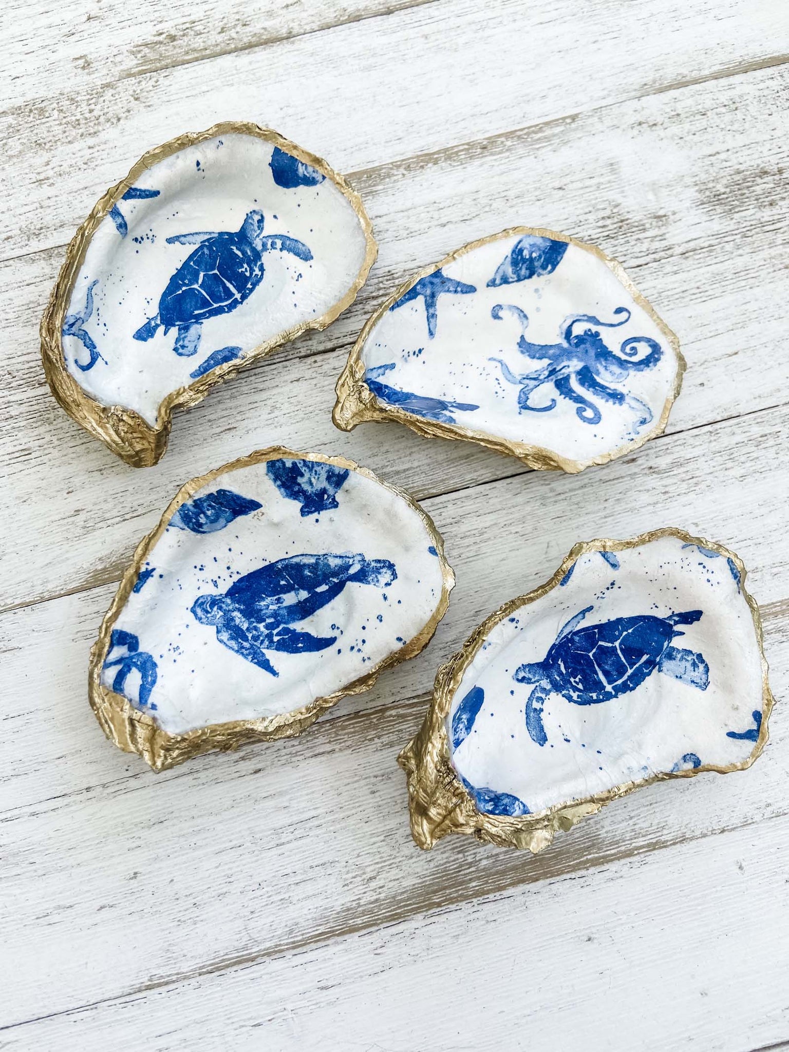 Under the Sea Oyster Shell Ring Dish image 1