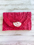 Hearts Oyster Shell Clutch image 0