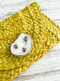 Honey Bee Oyster Shell Clutch image 1