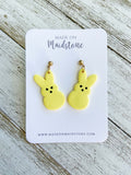 Marshmallow Bunny Earrings image 2