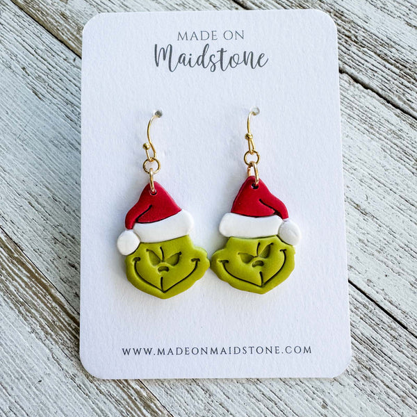 Christmas Grump Earrings image 0