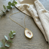 Oyster Shell Pendant Necklace