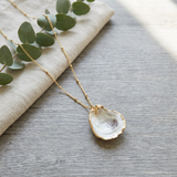 Oyster Shell Pendant Necklace