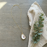 Oyster Shell Pendant Necklace