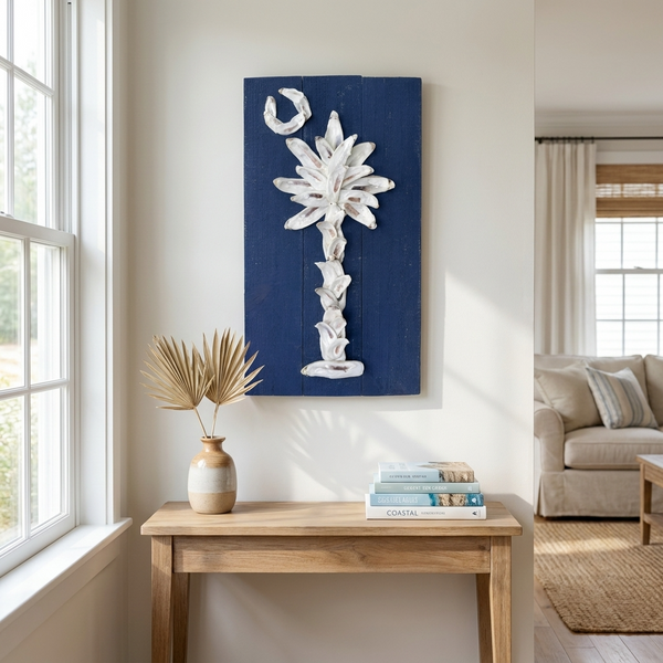 Palmetto Tree & Crescent Moon Sign