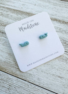 Mini Whale Studs image 1