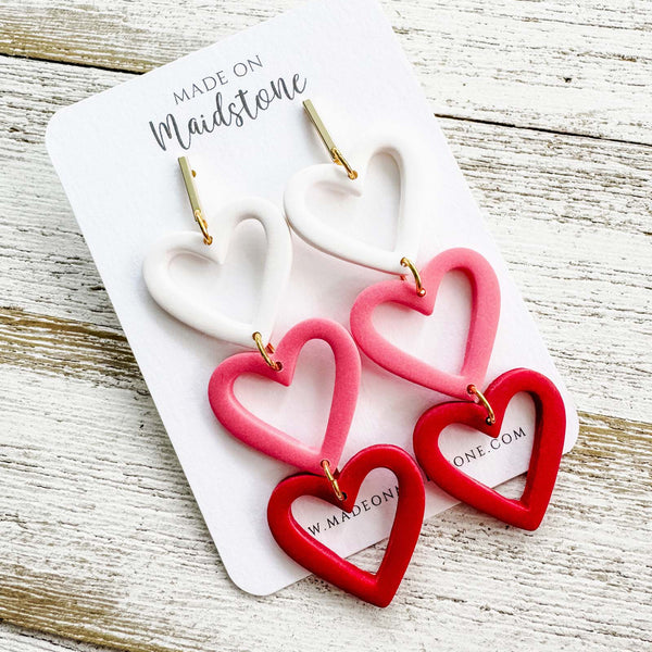 Interlocking Heart Earrings image 1