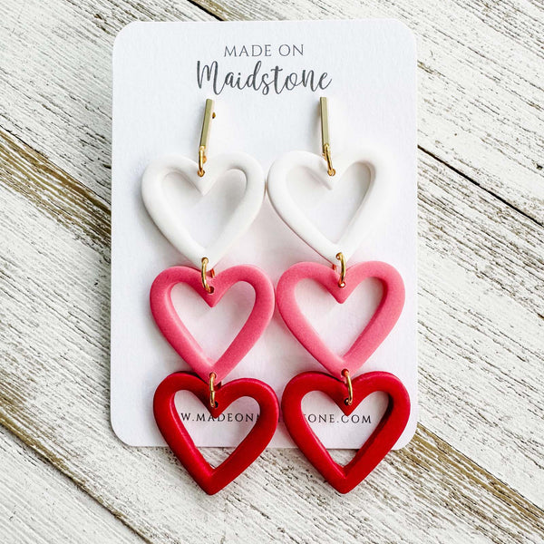 Interlocking Heart Earrings image 0