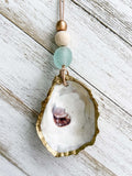 Gilded Oyster Shell Ornament - Coastal Collection image 7
