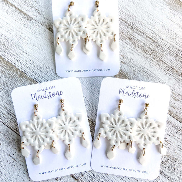 Snowflake Earrings image 1