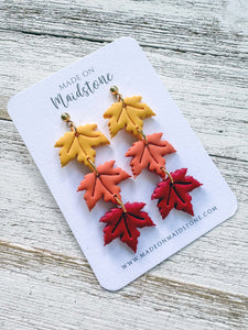 Autumn Leaf Earrings image 1