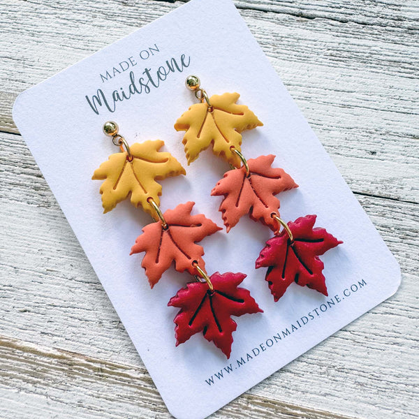 Autumn Leaf Earrings image 1
